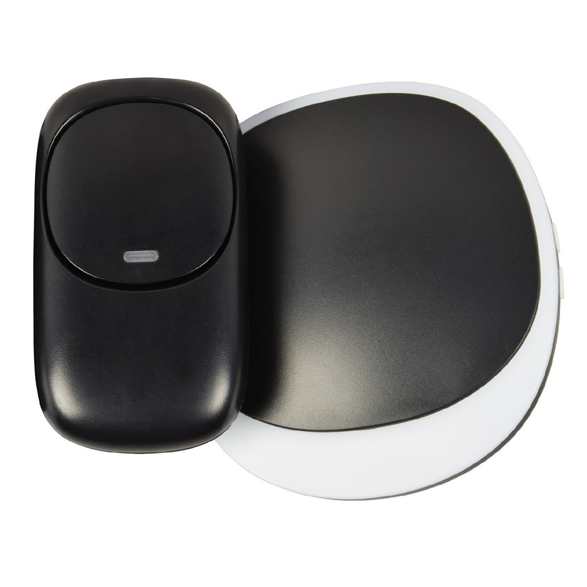 AVSL Mercury Wireless Plug-in Doorbell with LED Alert Black 350.311UK | Choice of 38 Tones and Melodies | 200 Metre Range | IP44 Weatherproof