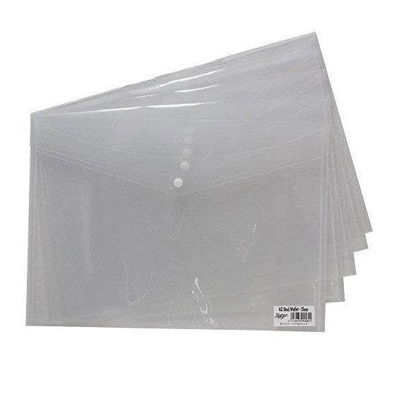 Tiger Stationery A3 Stud Wallet Clear 301531