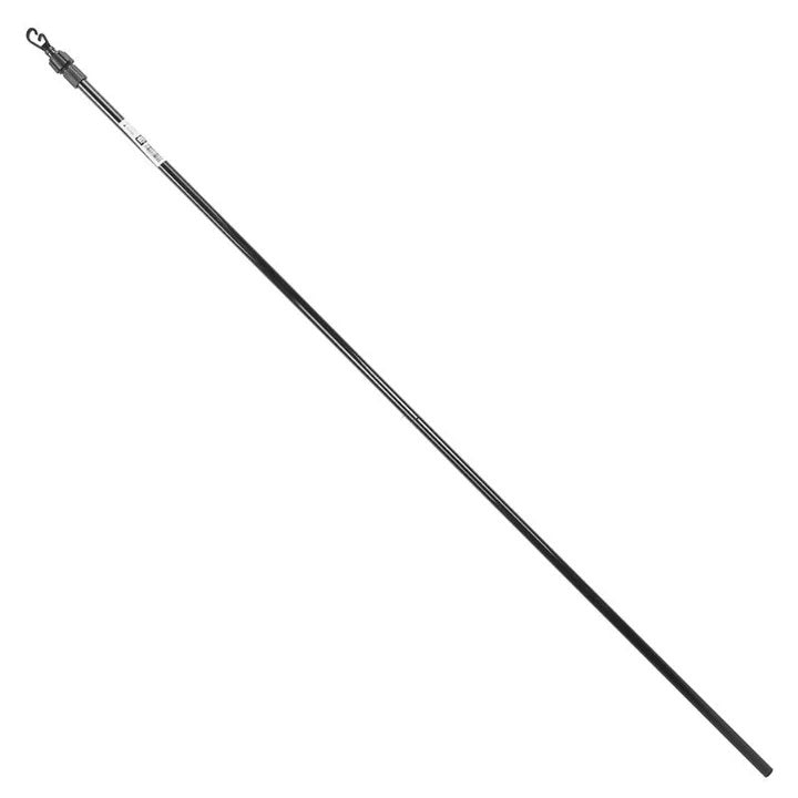 Ashley Telescopic Line Prop Black RA150 | Powder Coated Galvanised Steel | Extends from 1.4 to 2.68Mtr | With a Twist and Lock Screw | Mechanism Includes a Polypropylene G Shaped Hook