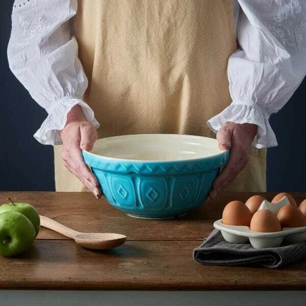 Mason Cash Dishwasher Safe Mixing Bowl Turquoise 24cm 2001.944