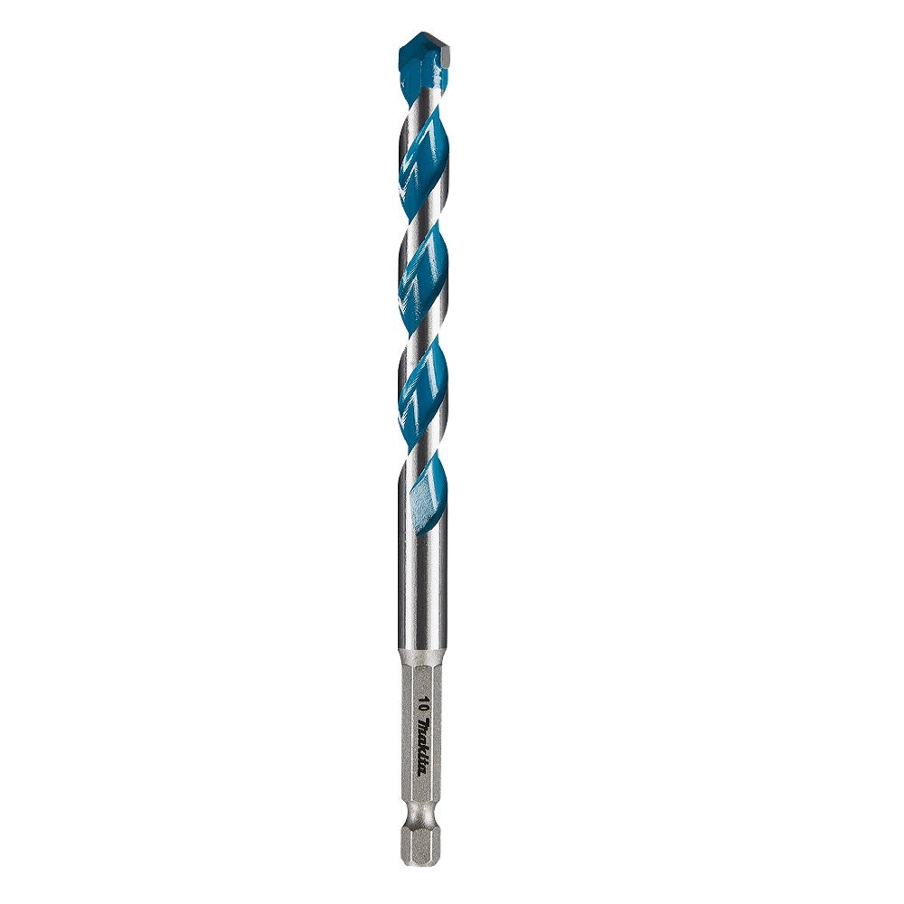 Makita TCT Drill Bit Silver and Blue D10mm x L150mm E-15067
