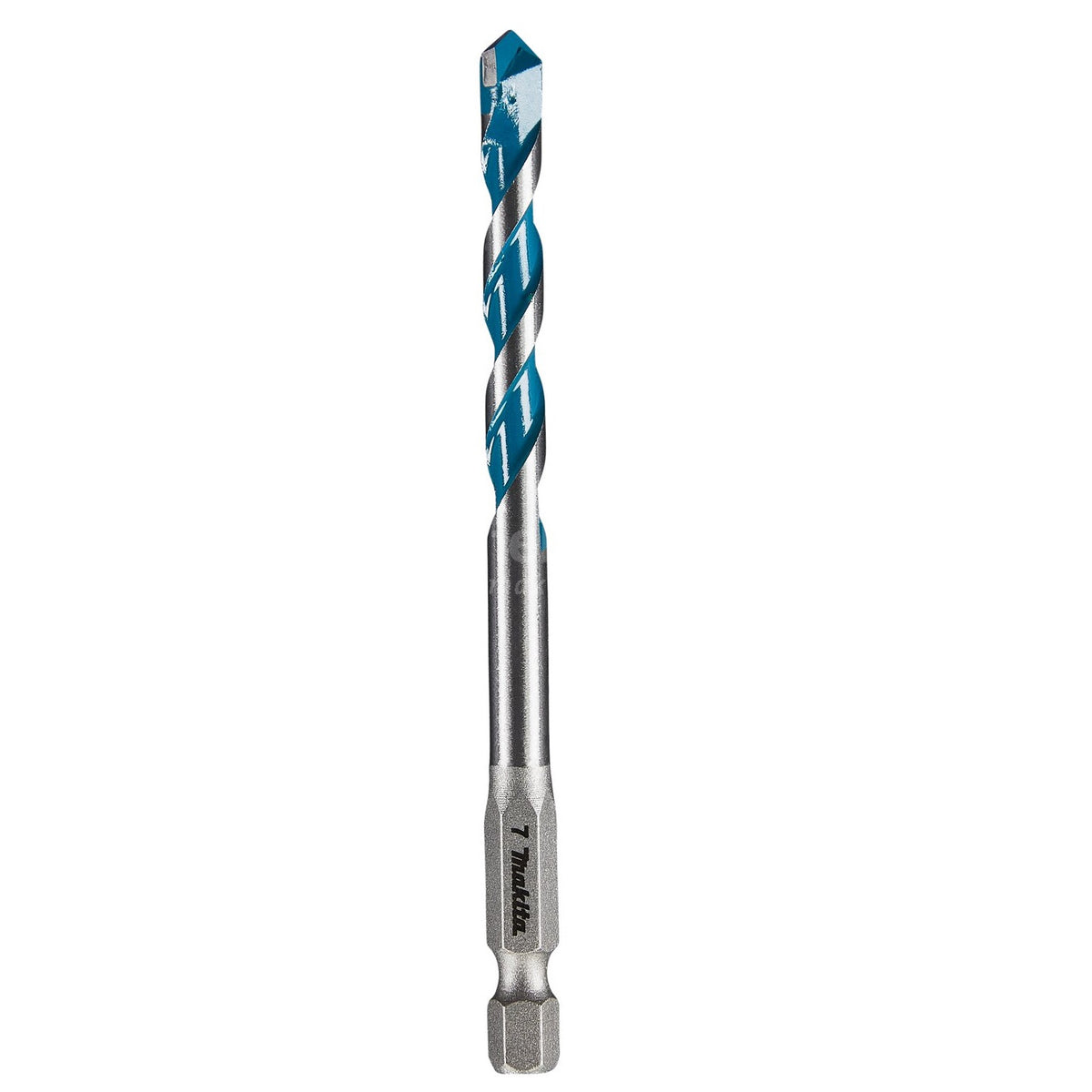 Makita TCT Drill Bit Silver and Blue D7mm x L100mm E-15023