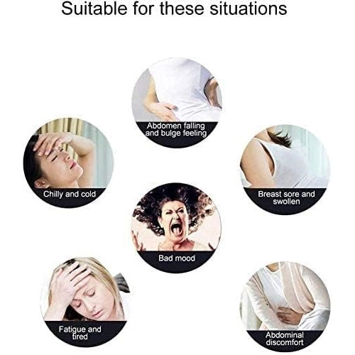 Ashley Housewares Feminine Self Adhesive Heat Pads White 10cm x 13cm Pack of 2 HW135 | Lasts Up to 8Hrs | Fragrance Free | Heats Up to 65 Degree C | Instant Relief to Period Pains - Stomach Cramps and Back Pain | Comfortable and Discreet | Temporary