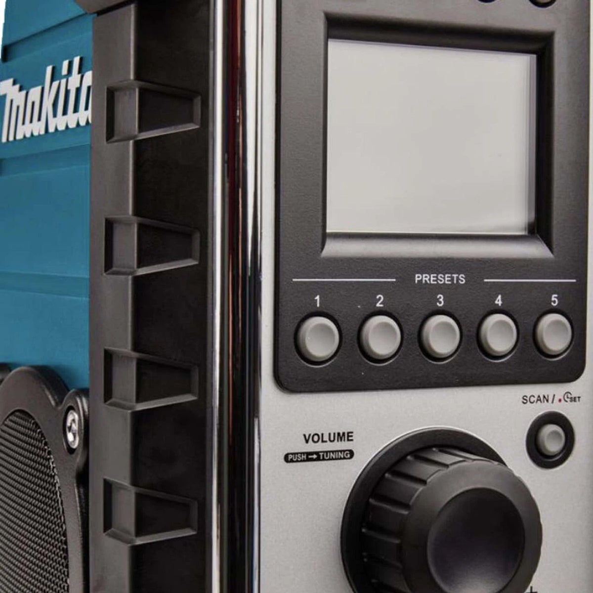Makita IP64 Job Site Radio Blue and Black DMR116