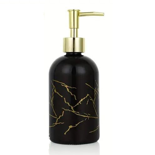 Ceramic Liquid Soap Dispenser Black AK046