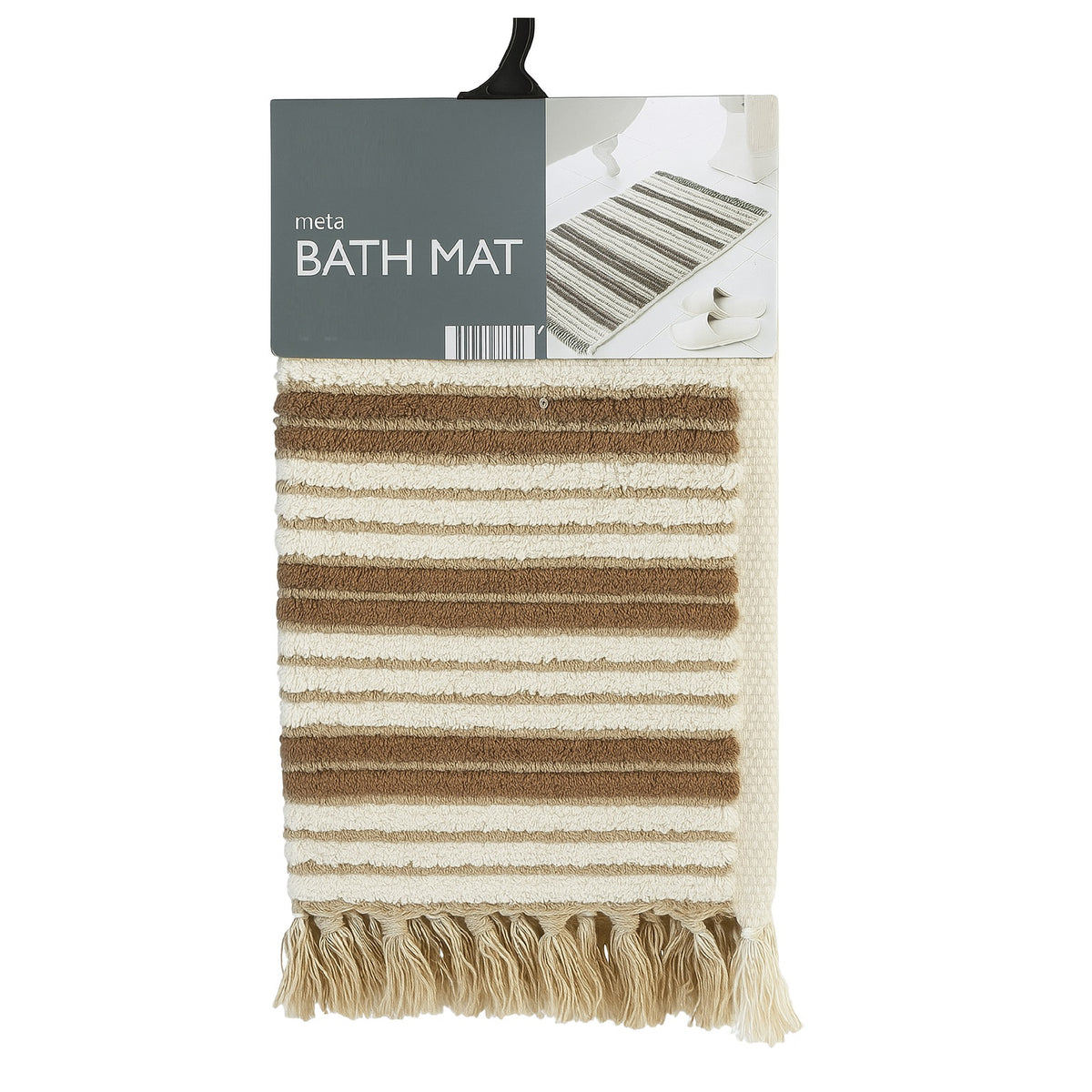 Luxe Bathroom Meta Bathmat Natural 46cm x 76cm BMP217012