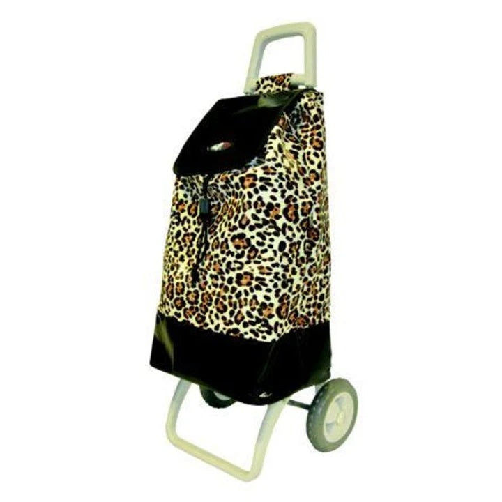 Adorn Animal Print Satin Shopping Trolley Multicoloured AH019