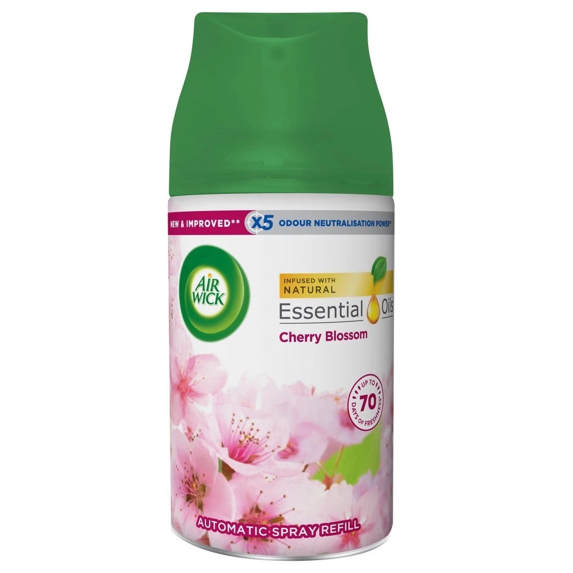 Airwick Freshmatic Cherry Blossom Automatic Spray Refill 250ml AIR10 | Upto 70 Days of Freshness