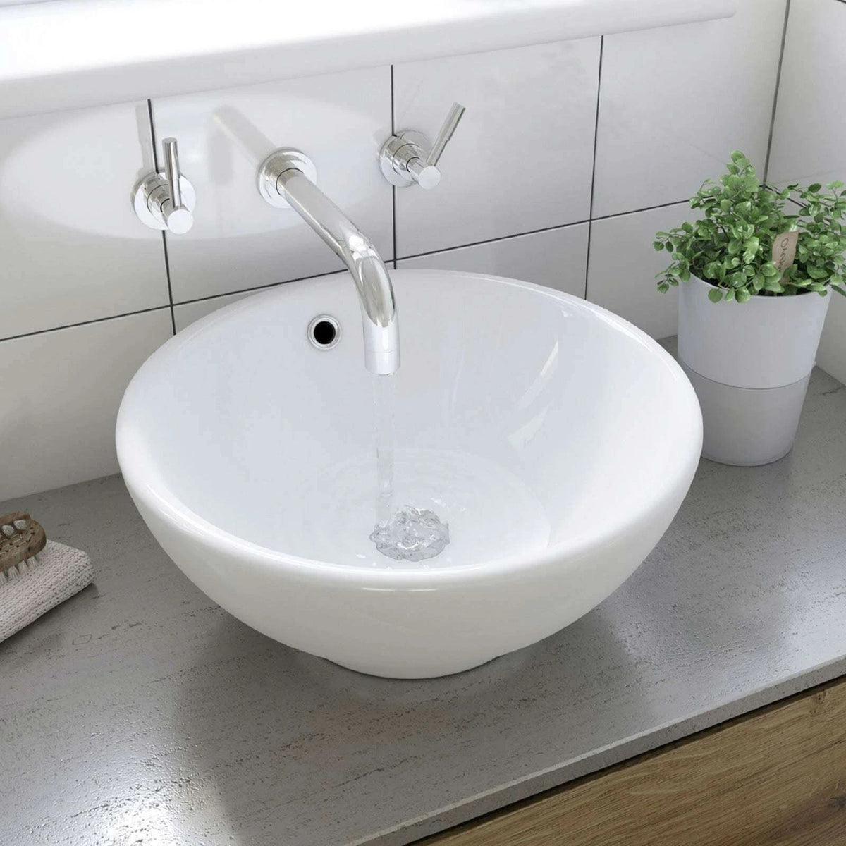 Ashley Housewares Sink and Bath Plug White Pack of 3 SS411 | Includes 2 x 42.5mm and 1 x 55mm Plugs | Fits Most Standard Kitchen and Bathroom Sinks | Small Hook for Easy Removal