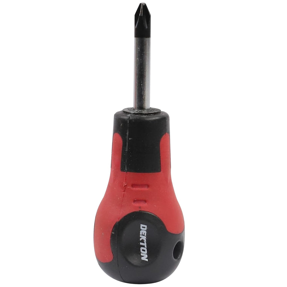 Dekton Philips Number 2 Sure Grip Screwdriver Red and Black 38mm DT65170B | Strong CR-V Steel | Magnetic Tip
