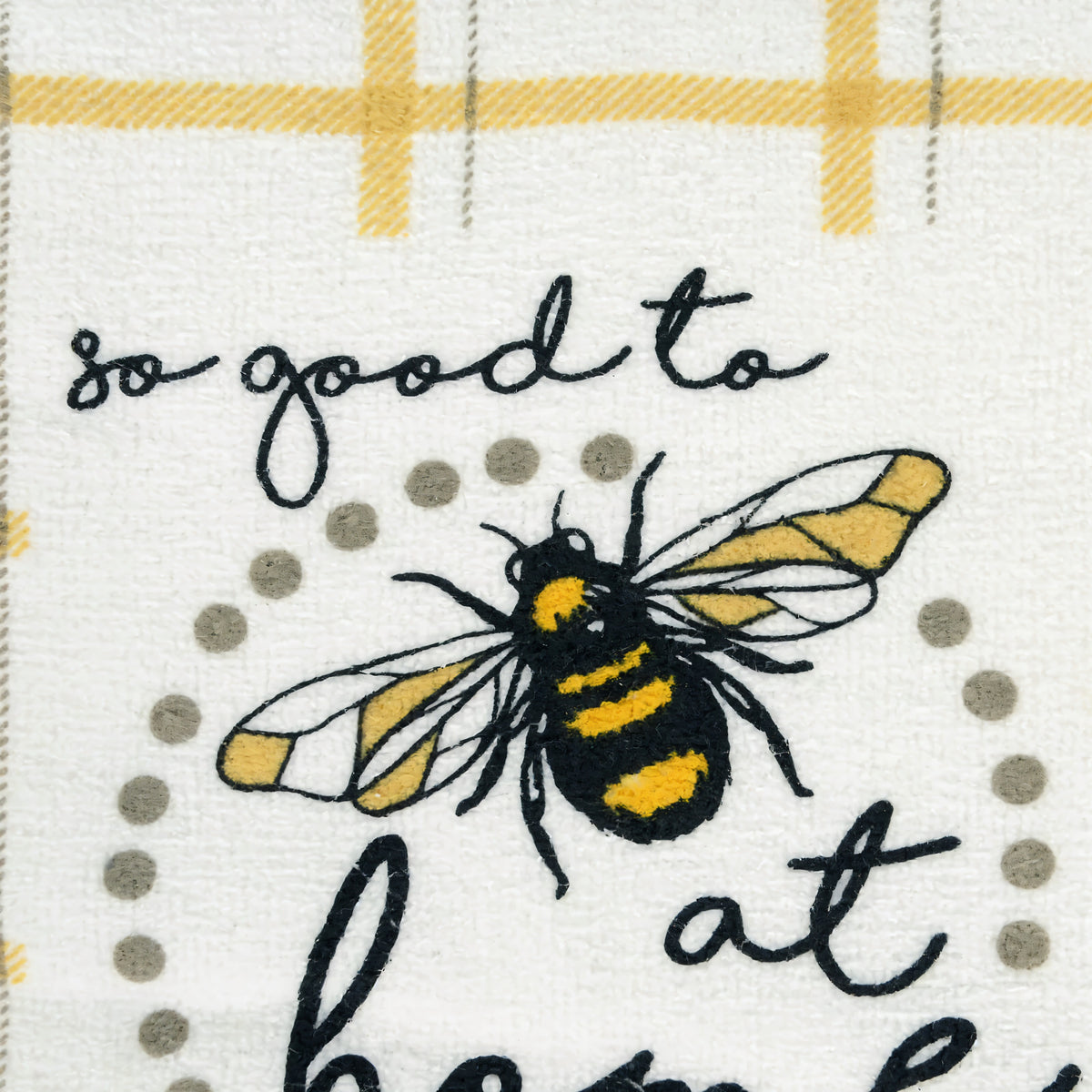 Country Club Bee at Home Velour Tea Towels Multicolour 40cm x x 64cm Pack of 3 KTS240577 | 100 Percent Cotton