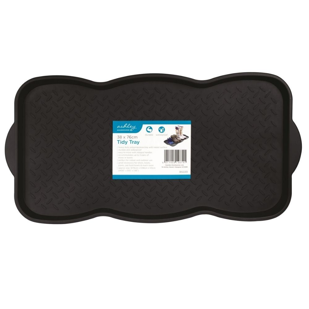 Ashley Durable and Waterproof Tidy Tray Black 38cm x 76cm BS220