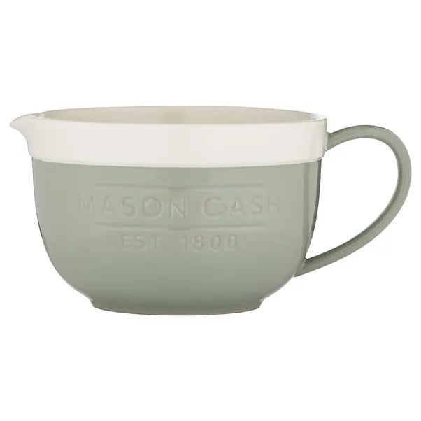 Mason Cash Bakers Collection Batter Bowl Green and White 1.5Ltr 218.494