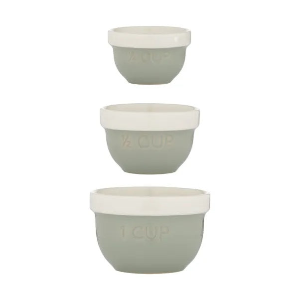 Mason Cash Bakers Collection Multi Measure Set Green and White Pack of 3 218.493
