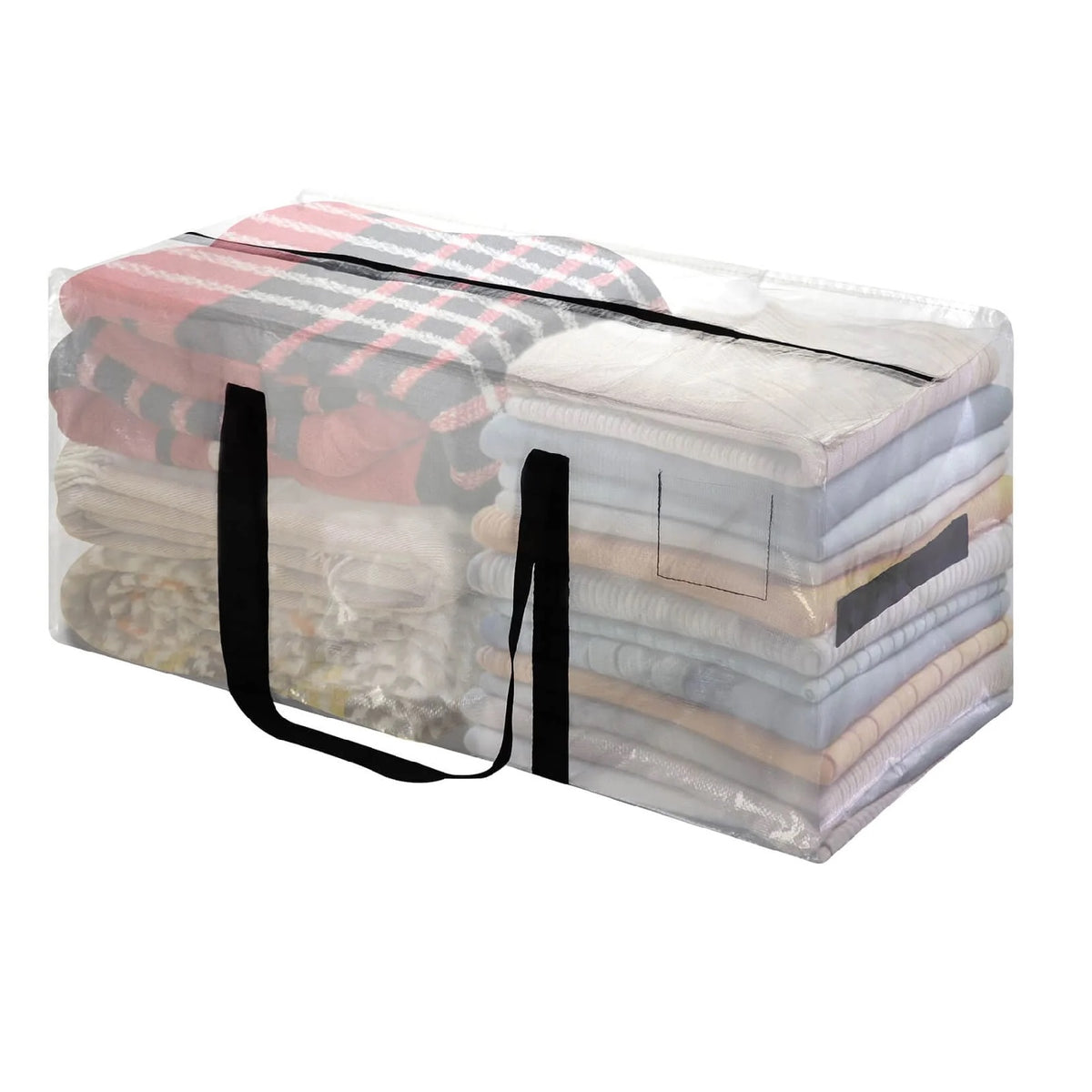 Country Club General Purpose Moving Bag with Reinforced Handles Transparent 74cm x 36cm x 33cm STO237720 | Perfect for Moving or General Storage | Water Resistant