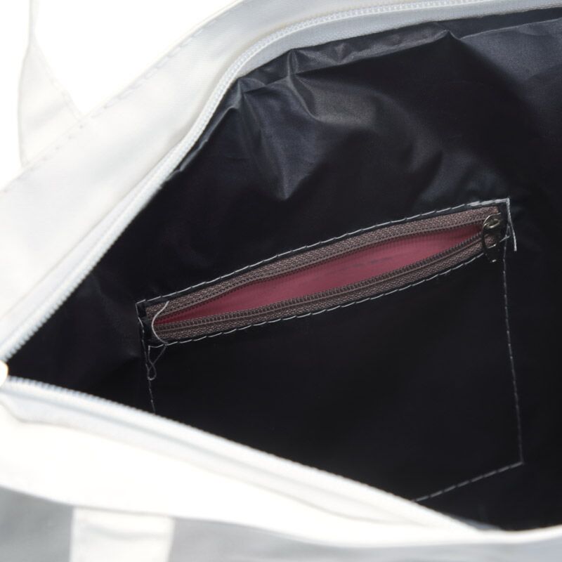 Puckator London Skyline Reusable Zip Up Cotton Bag White CBAG53