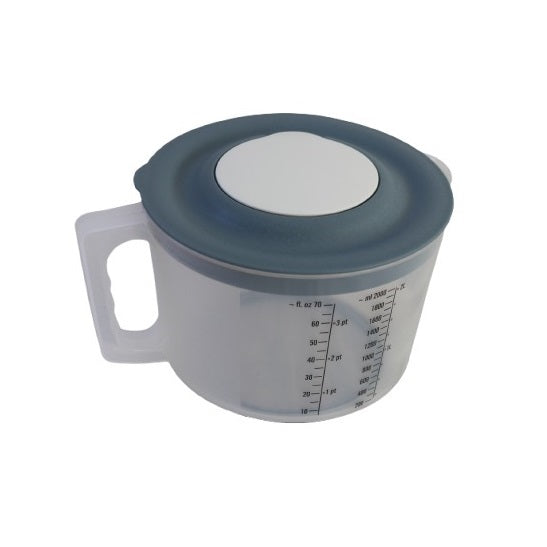 Measuring and Mixing Jug with Markings Clear 2Ltr Y54231140 | Plastic Kitchen Measuring Cup | With Easy Grip Handle | Ideal for Baking-Cooking and Food Preparation