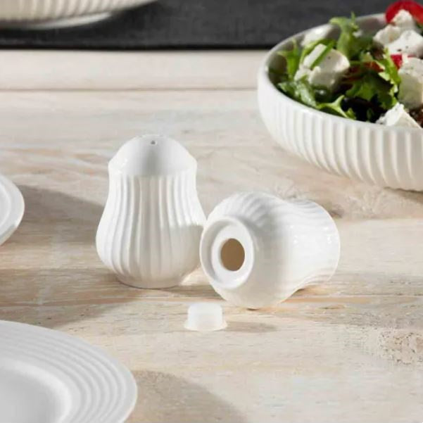Carnaby Chelsea Salt and Pepper Set White CRM1138