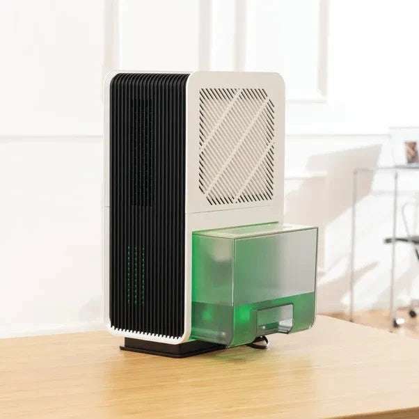 Daewoo Dehumidifier with Air Purifier Black and White 3.2Ltr COL1657 | HEPA 12 Filter | Sleep Mode | 500ml Extraction Per Day | Suitable Room Size | Improved Air Quality