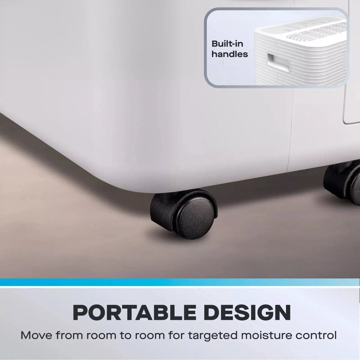 Daewoo Dehumidifier White 12Ltr COL1611 | Improved Air Quality | Silent Mode | Dual Speed | 24 Hour Timer | Laundry Drying Mode | Suitable Room Size