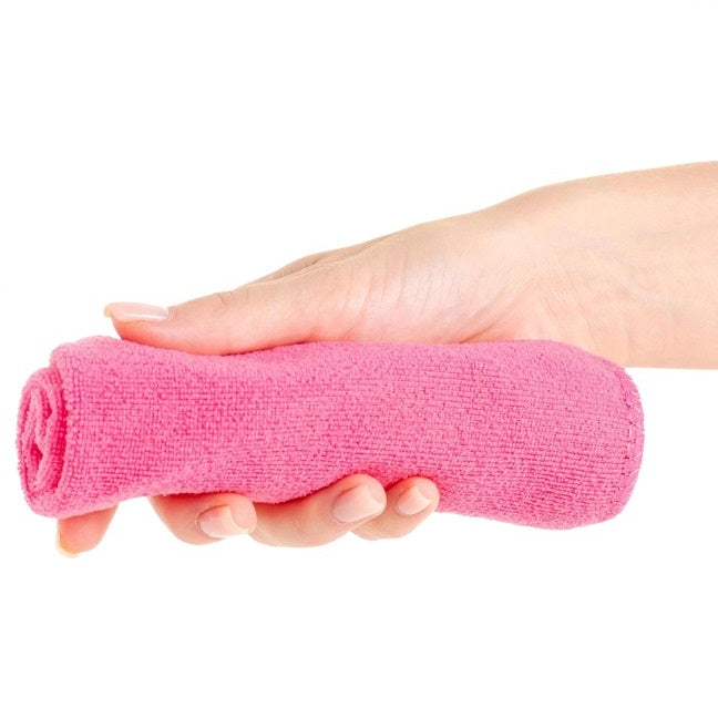 Newmark Microfibre Cleaning Towels Assorted Colours 32cm x 32cm Pack of 4 NW6078 | Multi-Purpose Cloths | For Household-Kitchen-Car-Office and Commercial Use | Excellent for Tapping Dust | Ideal for Most applications