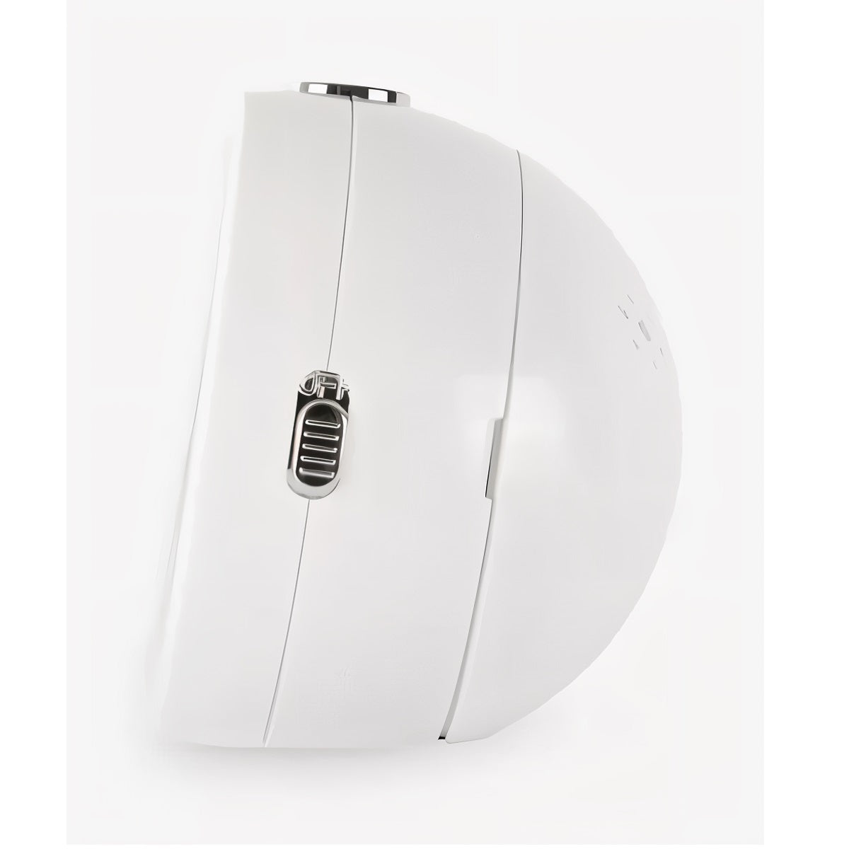 Acctim Elana Sweep Alarm Clock White 15762 | Non-Ticking Seconds Hand | Beep Alarm with Snooze | Backlight