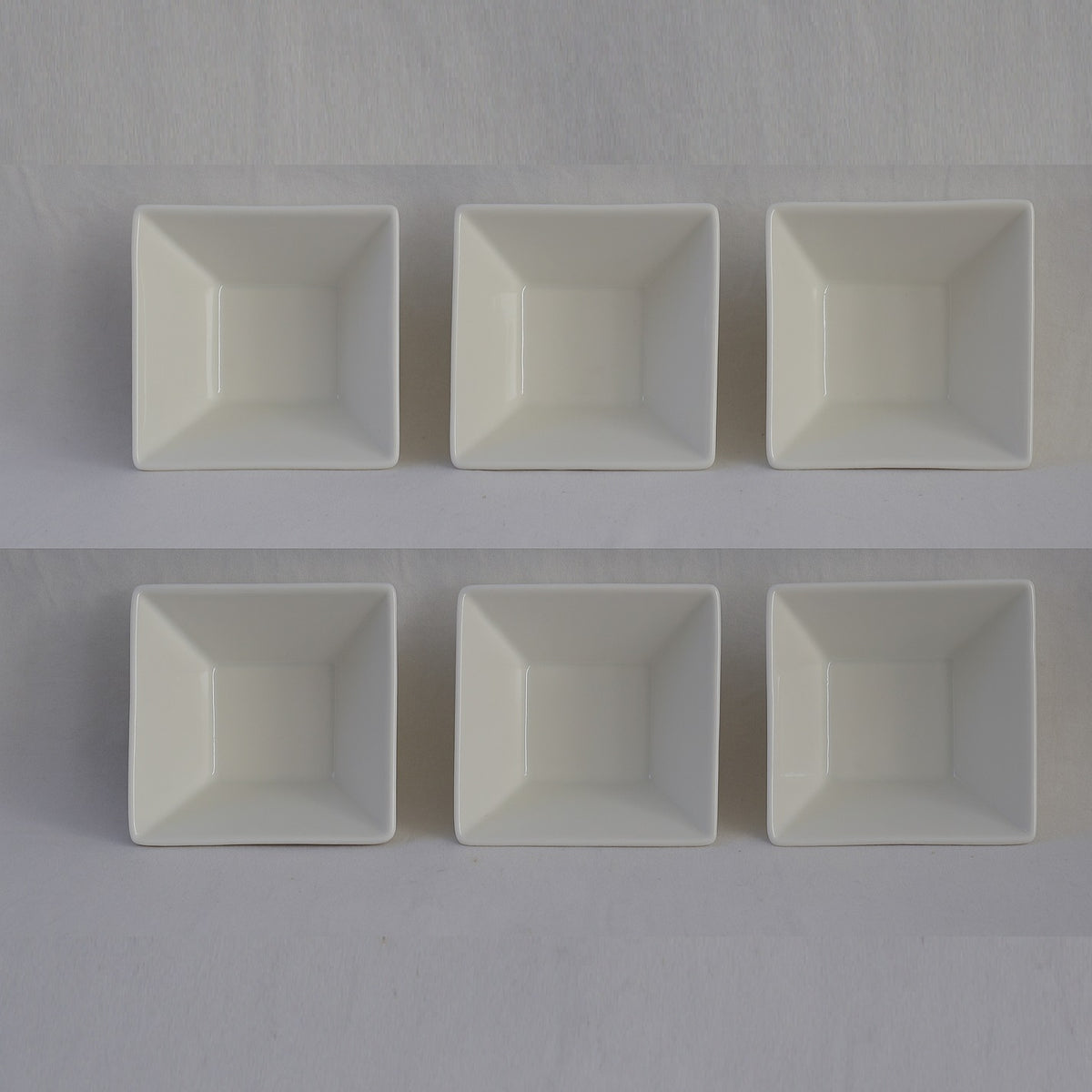Excellent Houseware Porcelain Snack and Serving Bowl White Set of 6 798000250