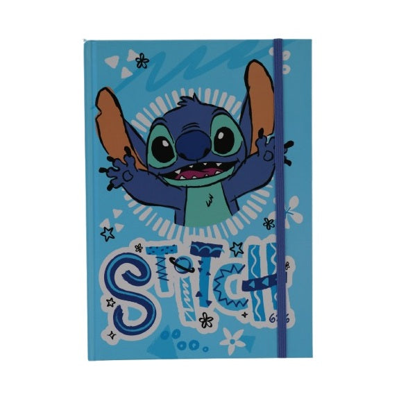 Design Group Stitch Creative Kids Craft Notebook Blue YLICSTA4A011 | A5 Hardcover Journal | Fun Cartoon Design | Writing Notebook for School-Work and Gifting