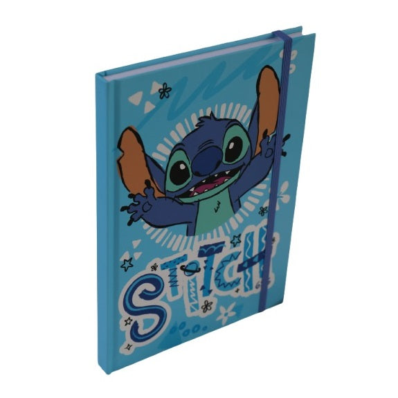 Design Group Stitch Creative Kids Craft Notebook Blue YLICSTA4A011 | A5 Hardcover Journal | Fun Cartoon Design | Writing Notebook for School-Work and Gifting