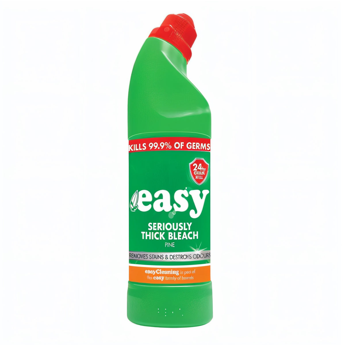 Easy Seriously Thick Bleach Pine 750ml 2006512 | Removes Stains and Destroys Odour | Kills 99.9 Percent of Germs