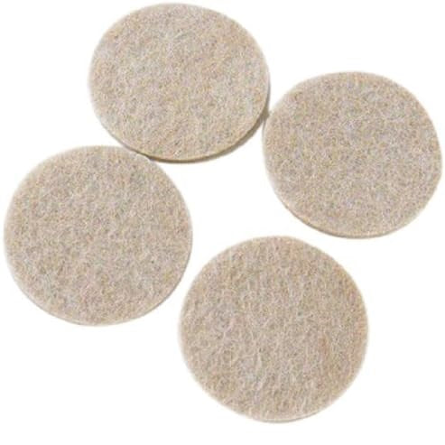 Securit Self Adhesive Round Felt Pads Beige 38mm x 5mm Pack of 8 S5403 | Furniture Floor Protector Pads | Prevents Scratches and Reduces Noise | For Chairs-Tables and Home Surfaces