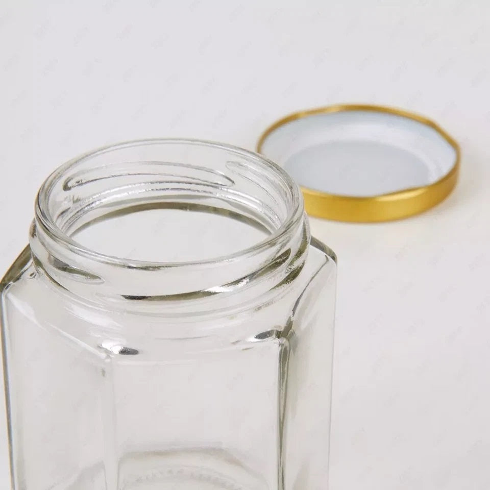 Tala Hexagonal Preserving Jar Clear 125ml 10A04150