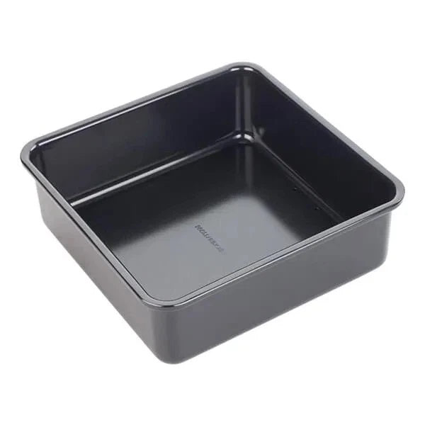Tala Performance Square Cake Tin Black 20cm x 8cm 10A10663 | Tough and Durable | Metal Utensil Safe | 2-Layer Non Stick | BPA Free | Easy to Clean | Quick Release Loose Base | Fridge and Freezer Safe | Dishwasher Safe | Oven Safe