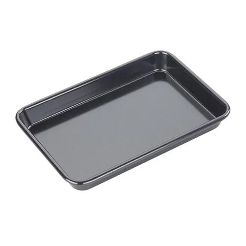 Tala Performance Baking Tray Black 20.4cm x 14.3cm x 2.6cm 10A10668 | Tough and Durable | Metal Utensil Safe | 2-Layer Non Stick | BPA Free | Easy to Clean | Quick Release Loose Base | Fridge and Freezer Safe | Dishwasher Safe | Oven Safe | Airfryer Safe