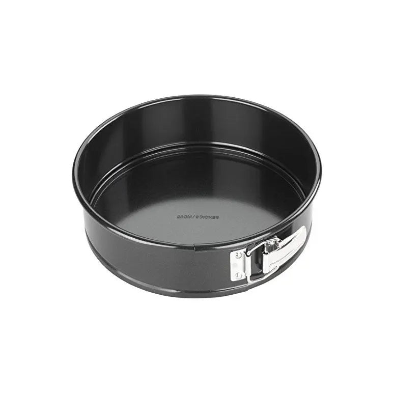 Tala Performance Springform Cake Tin Black 23cm x 7cm 10A10648 | Tough and Durable | Metal Utensil Safe | 2-Layer Non Stick | BPA Free | Easy to Clean | Quick Release Loose Base | Fridge and Freezer Safe | Dishwasher Safe | Oven Safe