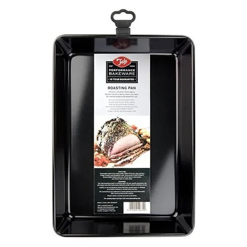 Tala Performance Roasting Pan Black 35.9cm x 25.7cm x 5.5cm 10A10679 | Tough and Durable | Metal Utensil Safe | 2-Layer Non Stick | BPA Free | Easy to Clean | Fridge and Freezer Safe | Dishwasher Safe | Oven Safe