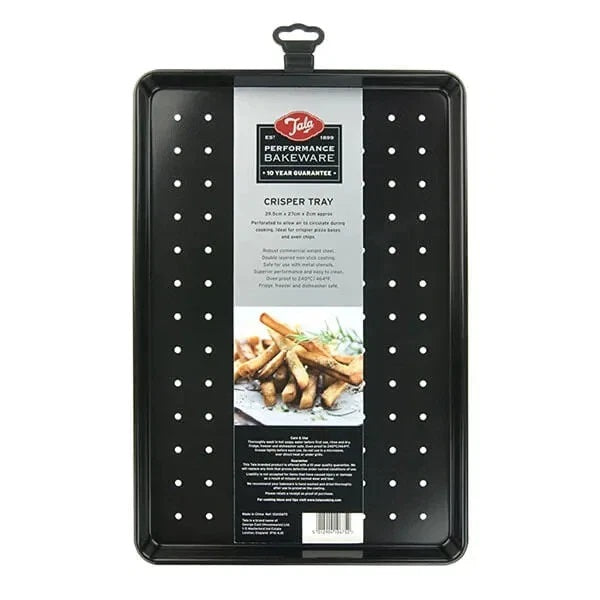 Tala Performance Crisper Tray Black 39.5cm x 27cm x 2cm 10A10675 | Tough and Durable | Metal Utensil Safe | 2-Layer Non Stick | BPA Free | Easy to Clean | Fridge and Freezer Safe | Dishwasher Safe | Oven Safe