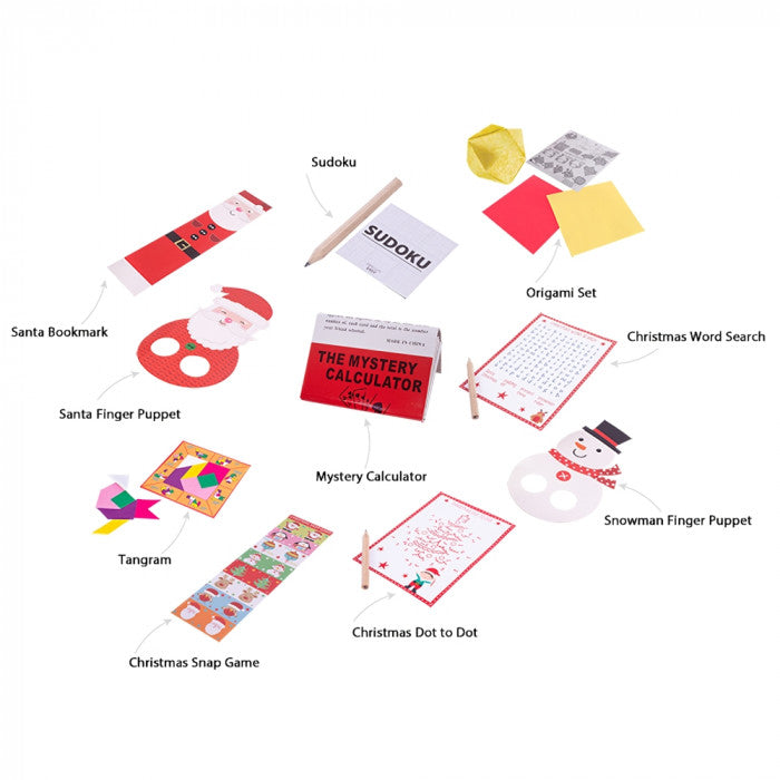 RSW Christmas Santa and Friends Crackers Multicoloured Pack of 10 12-Inch XM7028 | With Hats-Mottos-Gifts and Snaps | Recyclable Packaging | Plastic Free Gifts