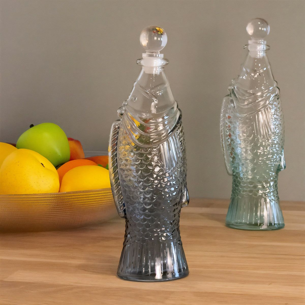 SIL Fish Bottle Assorted Colours 7cm x 9cm x 29cm Pack of 1 SS1084A