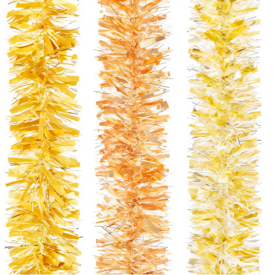 Premier Gold Tinsel Garland Assorted 2Mtr x 10cm TI222177ST