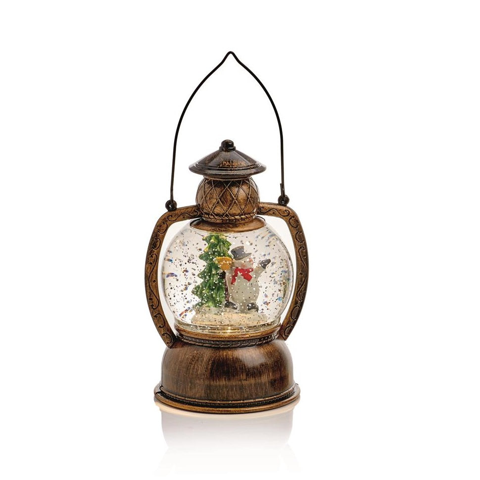 Premier Glitter Water Spinner Lantern Multicoloured 20cm LB191738 | Warm White Light | Battery or Transformer Operated | Indoor Use Only | With Timer Function
