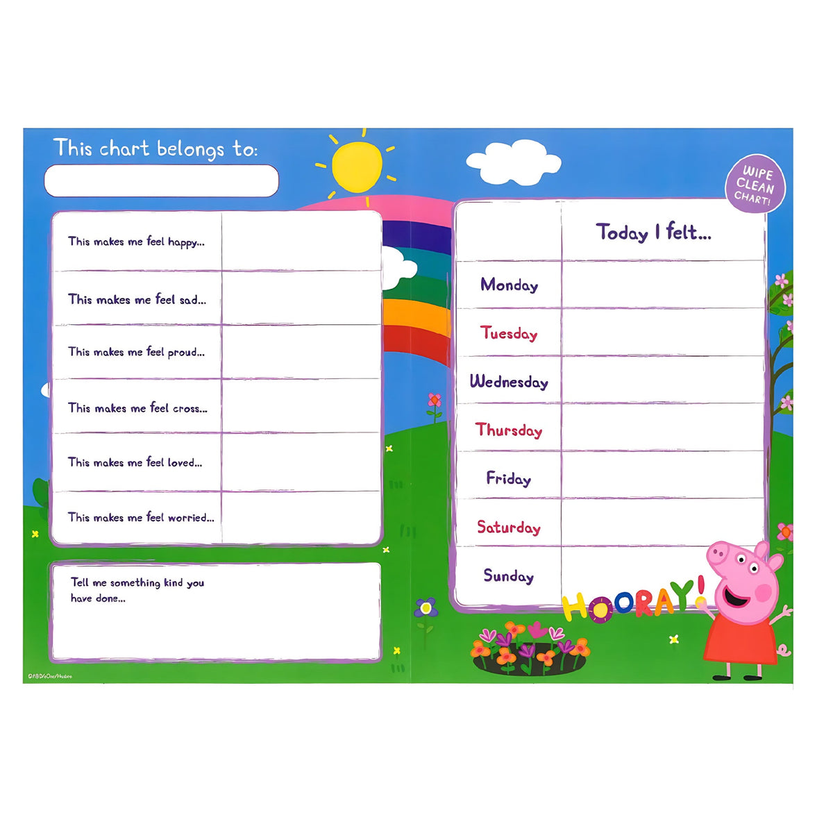 Design Group Peppa Pig Reward and Emotion Charts Assorted FSC3-PEREW/5