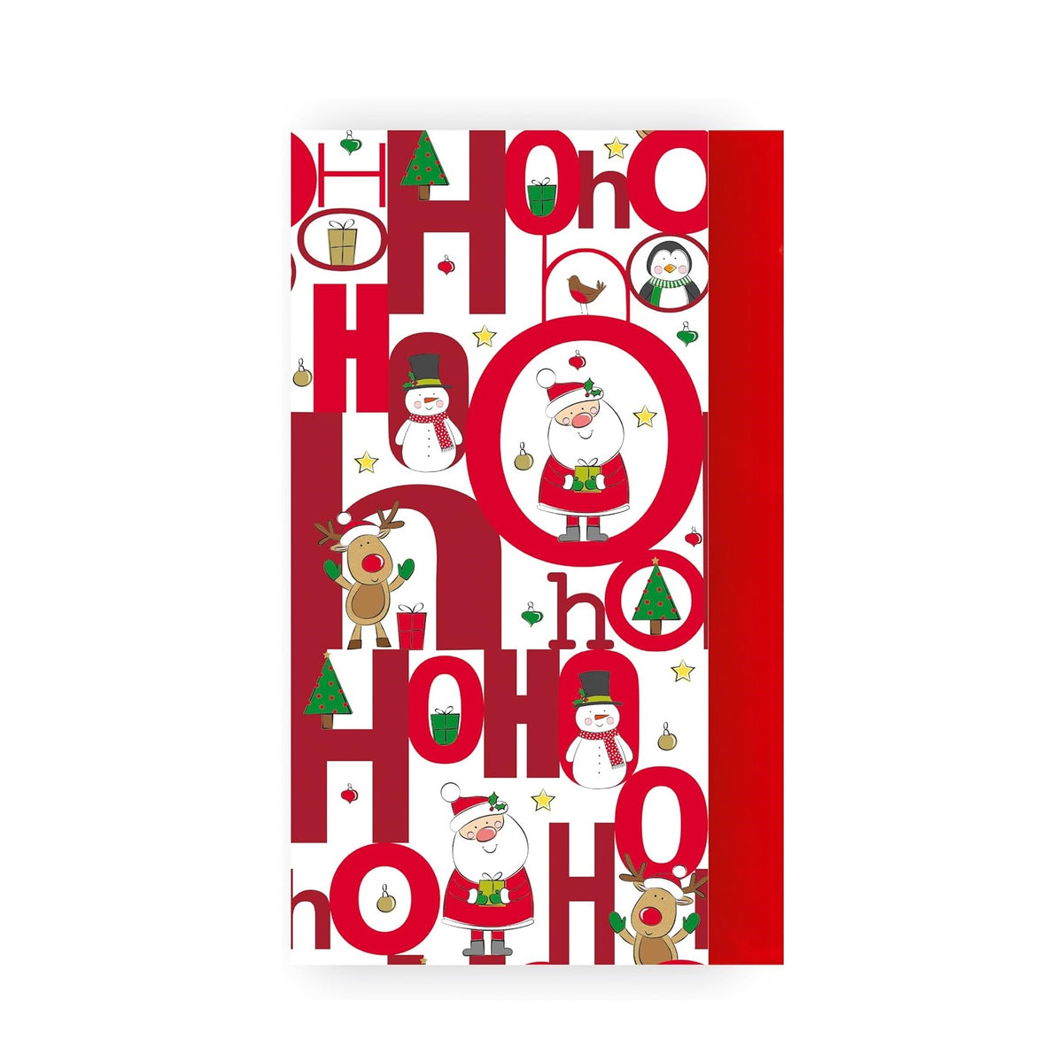 Clairefontaine Eurowrap North Pole Christmas Tissue Paper Multicoloured Pack of 8 X-35738-TPC | Festive Snowman and Penguin Design | Perfect for Gift Wrapping and Crafts | Recyclabel Paper