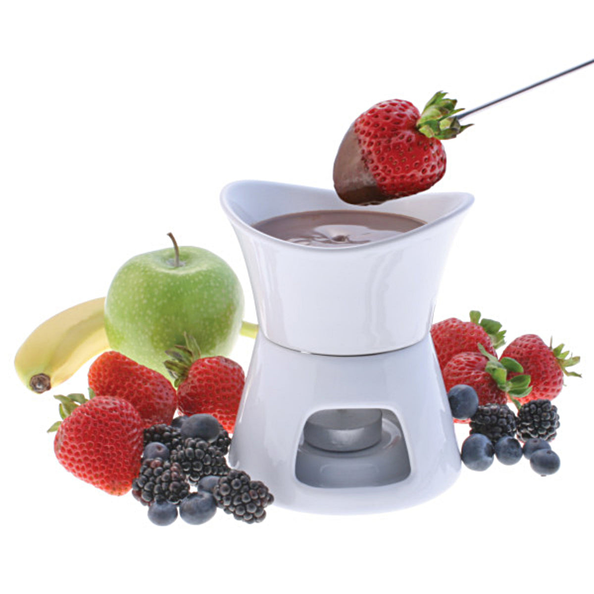 Swissmar Glow Chocolate Fondue Set White 7-Piece F66322
