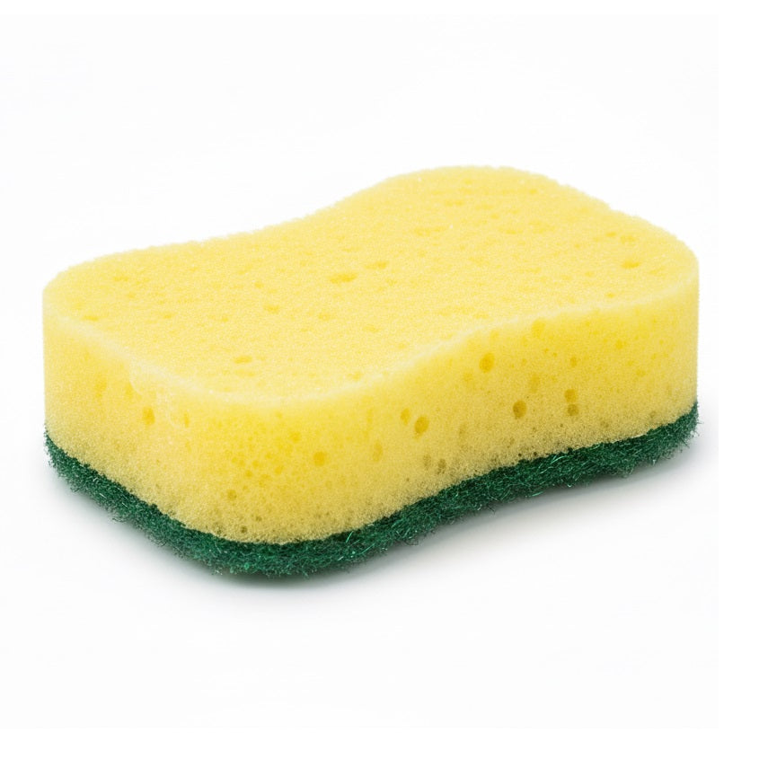 Tonkita Anti-Bacterial Heavy Duty Sponge Scourers Assorted Colours Pack of 6 TK12756