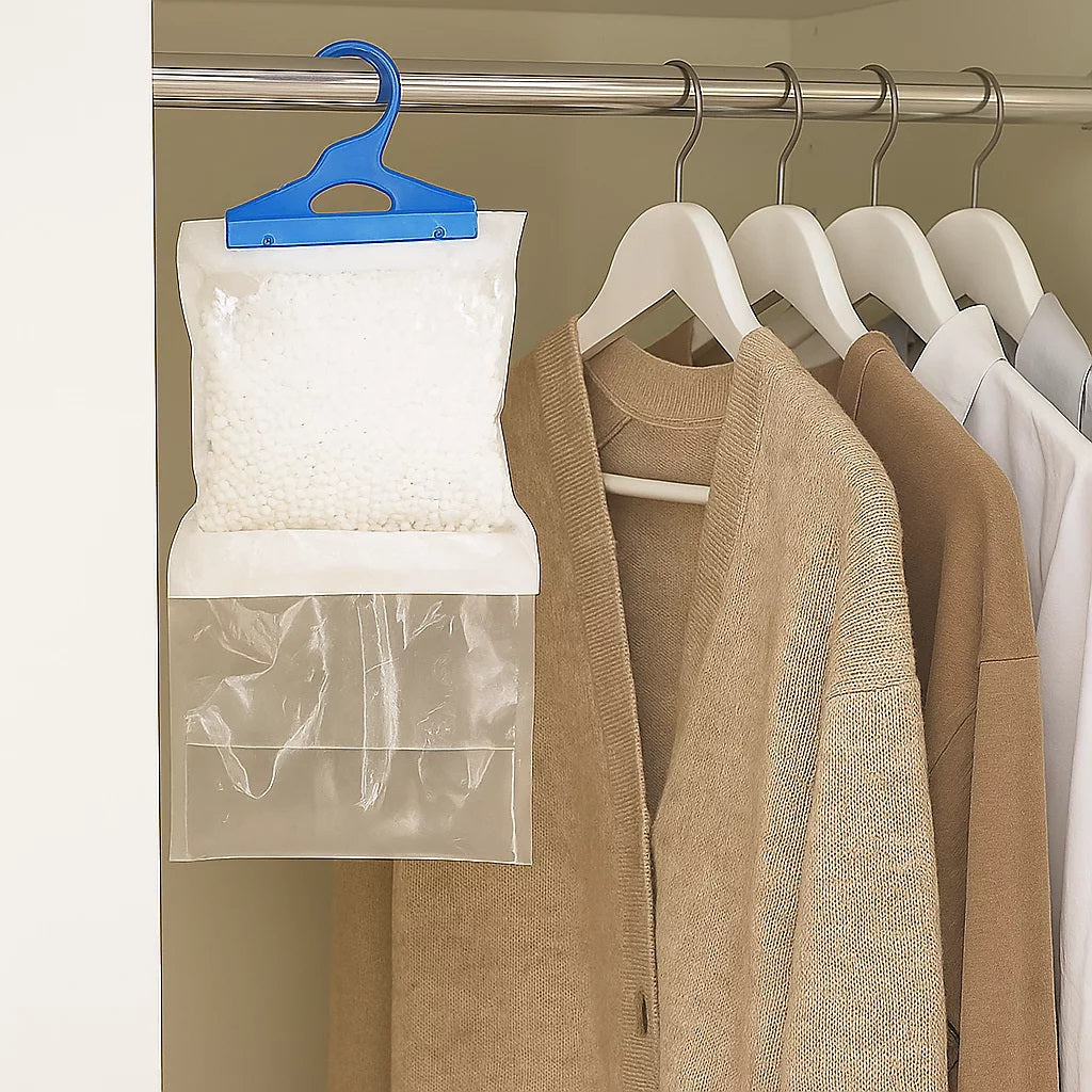 Ashley Wardrobe Dehumidifier Bag White DHM121 | Easy to Hang | Collects and Securely Stores Water