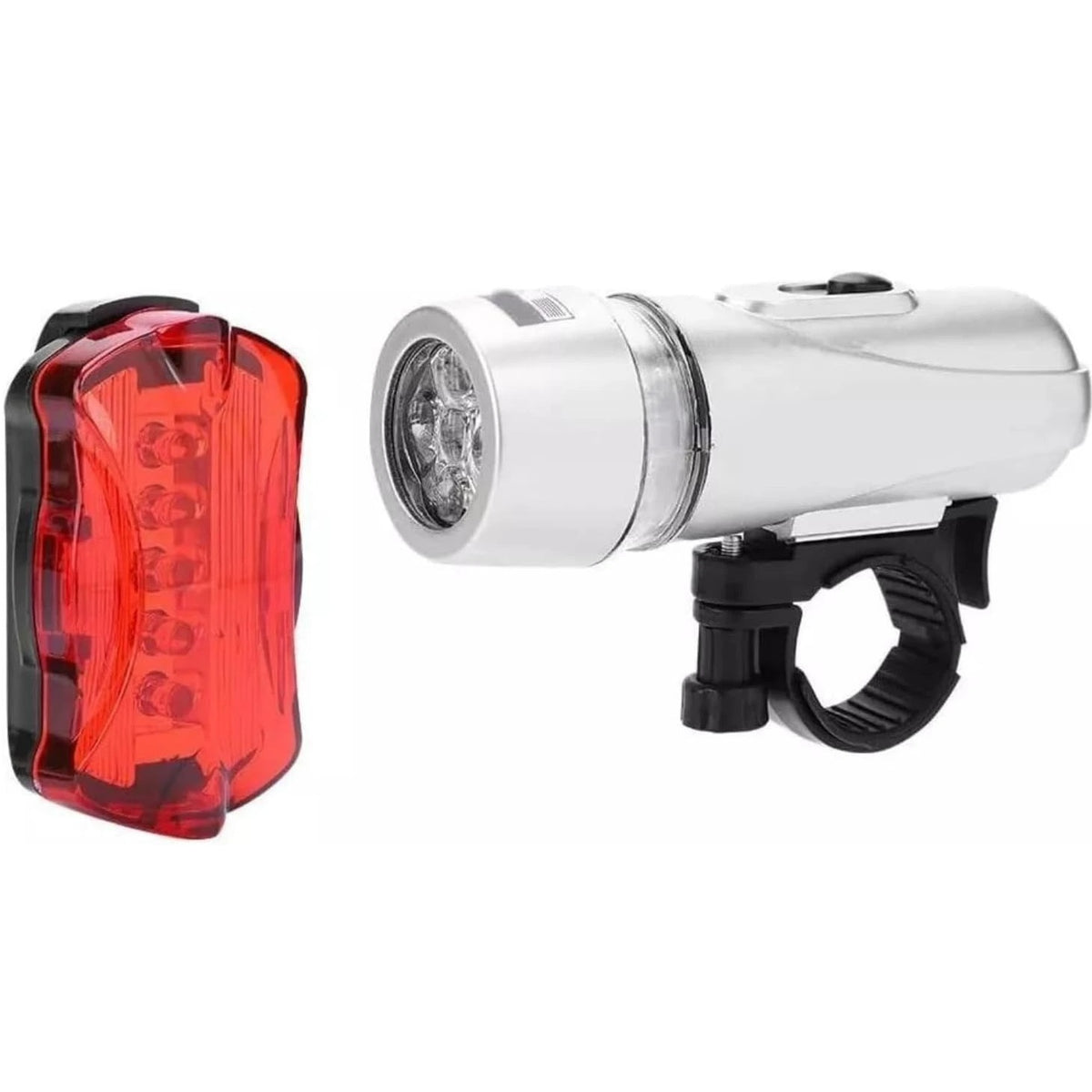 Kingavon LED Bicycle Light Set Silver BL103