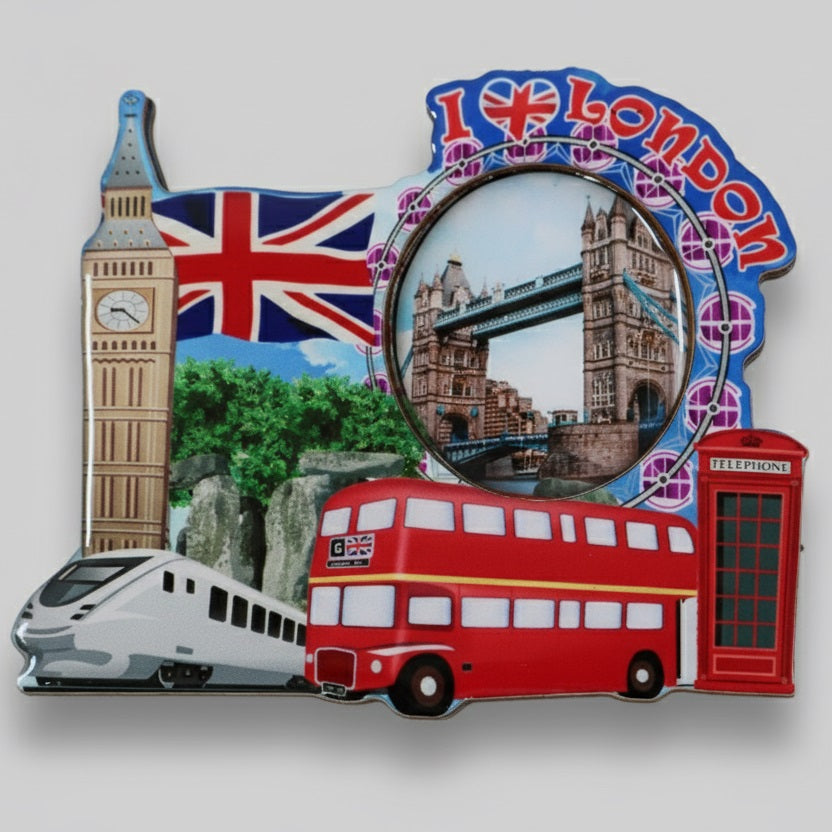 London 3D Fridge Magnet Multicoloured MFM3D01