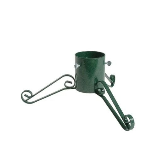 Ashley Housewares Christmas Tree Stand Green 46.5cm x 46.5cm x 17cm CTS100 | Sturdy and Durable Metal Base | 7.8cm Trunk Diameter | 700ml Water Capacity | Strong Metal Holder | With Traditional Style Legs