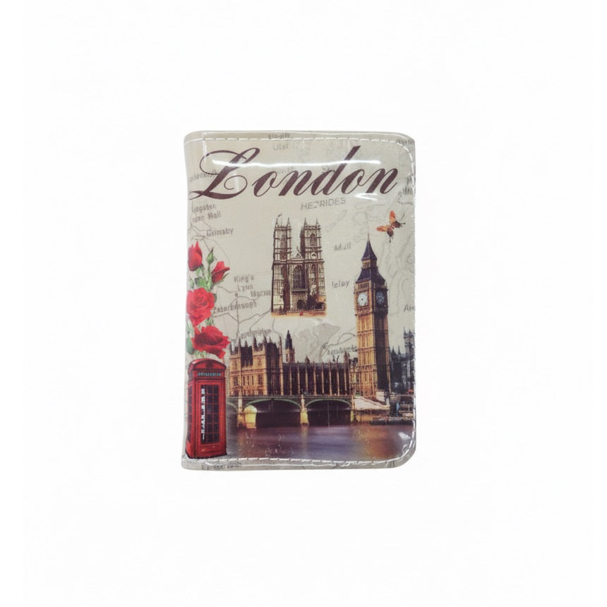 Diamond Gifts London Floral Short Purse Multicoloured FPR28A
